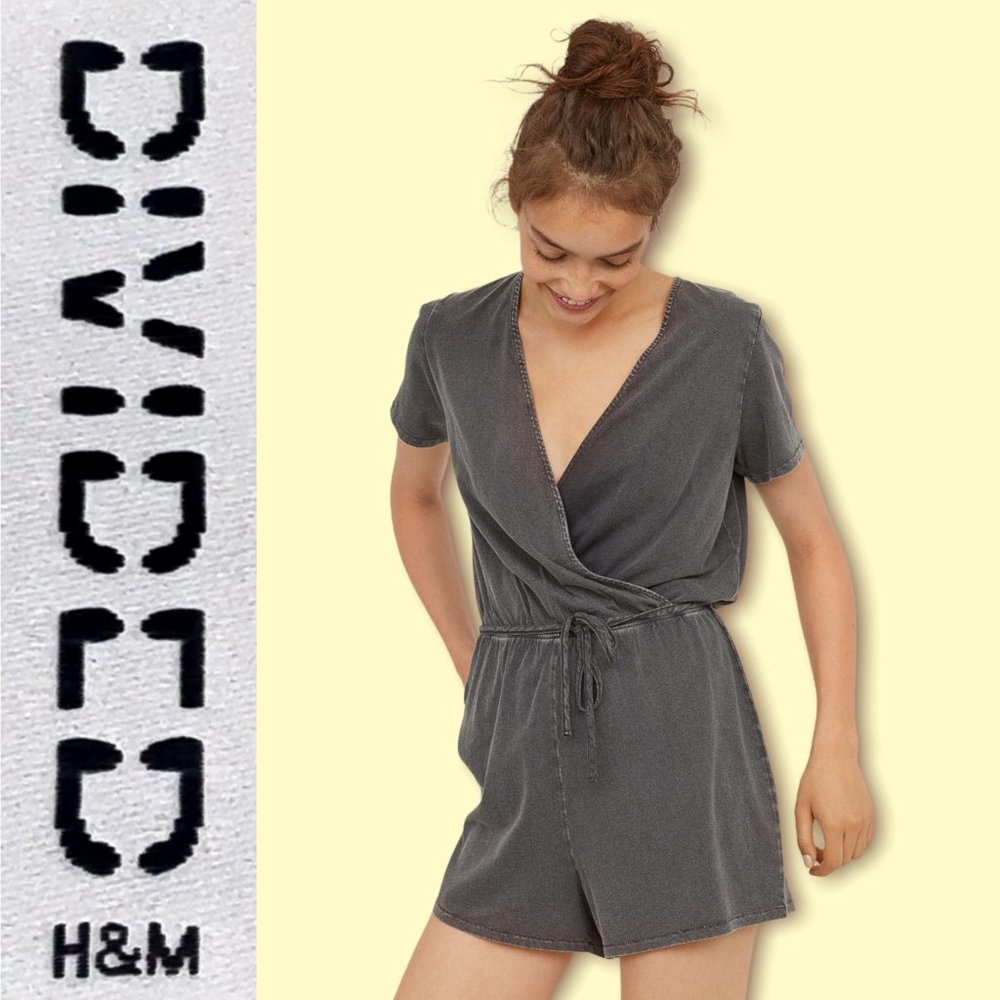Grey Romper ▪️ Divided by H&M